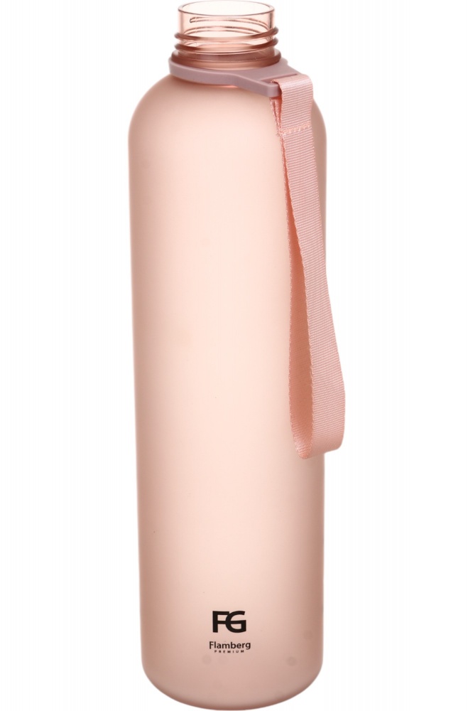 Бутылка для воды Flamberg Premium Elixir 1000 мл пудрово-золотой