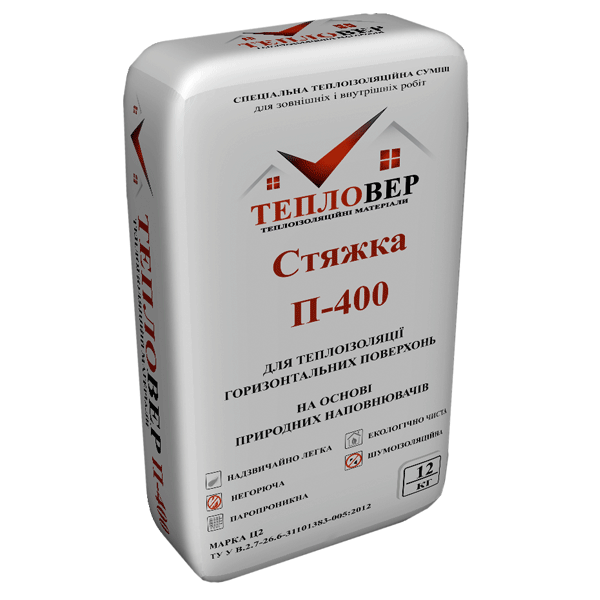 Стяжка для підлоги ТЕПЛОВЕР П-400 12 кг