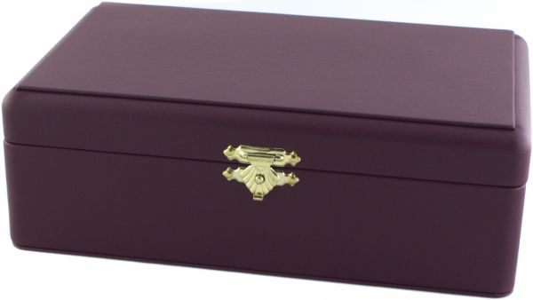 Шкатулка для украшений Геба бордо/песок 178x110x60