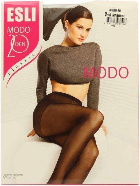 Колготки ESLI MODO 20 den marrone р. 4 светло-коричневый 