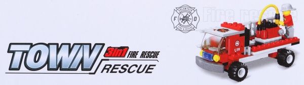 Конструктор Shantou Fire Series Авто 3 C1180111/3