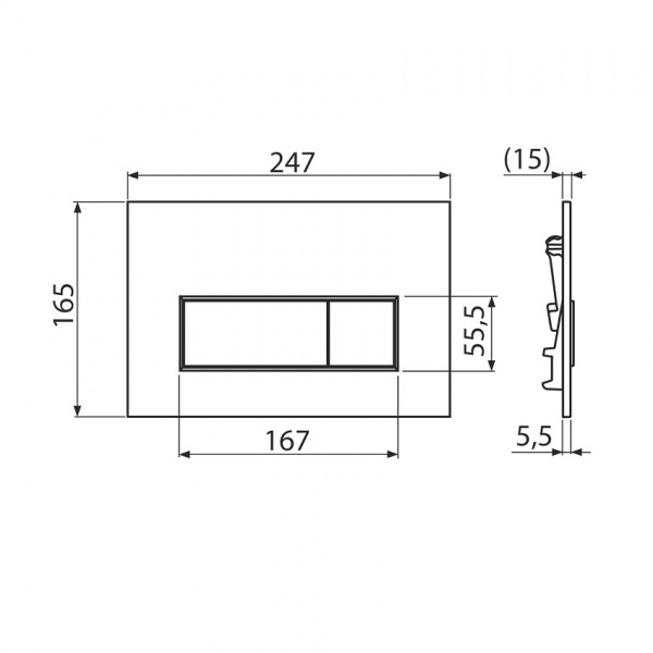 Панель змиву Alca Plast M578
