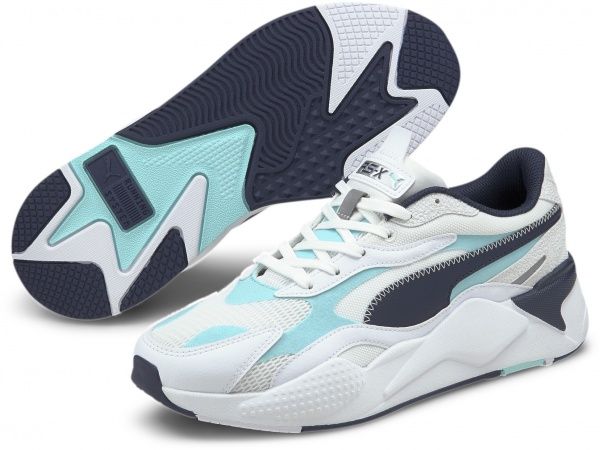 Кроссовки Puma RS-X? Hard Drive 37499102 р.UK 9,5 сине-белый