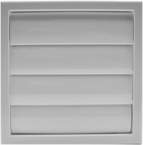 Решітка Вентс МВ 120 ВЖ з фланцем пластик білий 