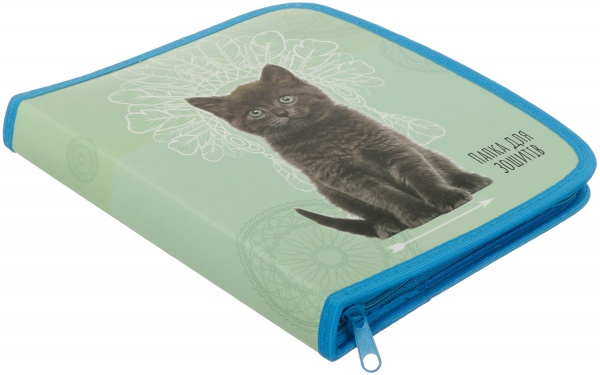 Папка для зошитів Cat індієць B5 на блискавці