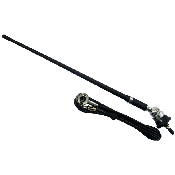 Антена автомобільна CarCommerce врізна зовнішня з дротом 39 см 