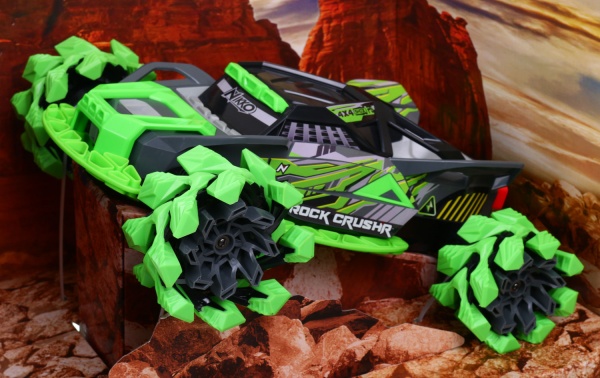 Машинка на р/к Nikko Rock CrushR Techno Green 1:18 10211