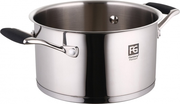 Кастрюля со стеклянной крышкой Nature 18 см 2,5 л Flamberg Premium