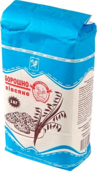 Мука овсяная 1 кг Сто пудов 