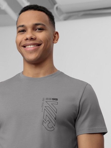 Футболка 4F D4L21-TSM500-24S р.XL серый