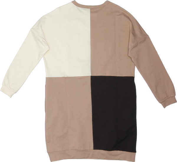 Сукня домашня жіноча Flis clothes Триколор р. L бежевий 