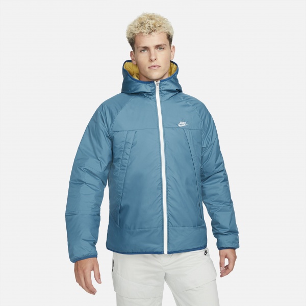 Пуховик Nike M NSW TF RPL LEGACY REV HD JKT DH2783-415 р.XL бирюзово-синий