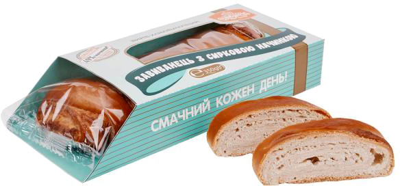 БулочкаХлібодар Завиванець з сирковою начинкою 350г (4820062052818)