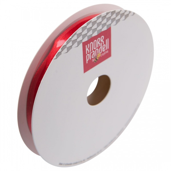 Стрічка декоративна Knorr Prandell ribbon red 0,6 см 10 м червоний 