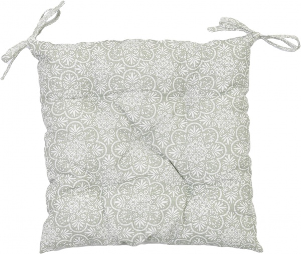 Подушка на стілець Агата Мереживо верде 40х40 см La Nuit