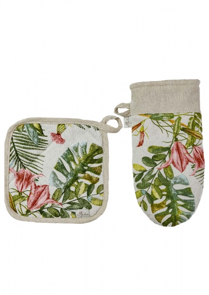 Прихватка Villa квіти 20x20 см квітковий принт Прованс 