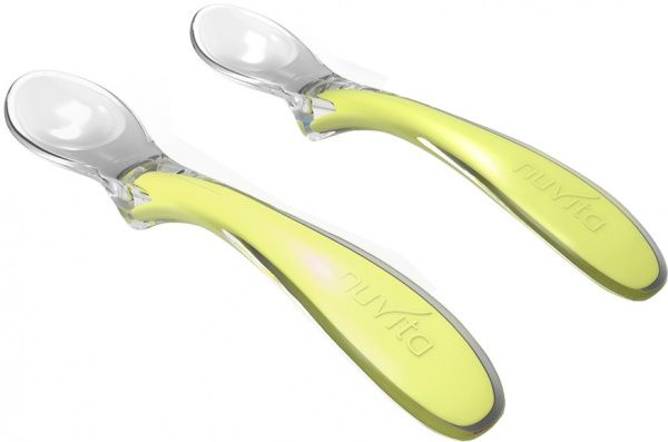 Набір ложок Nuvita Easy Eating 2 шт. NV8480Lime