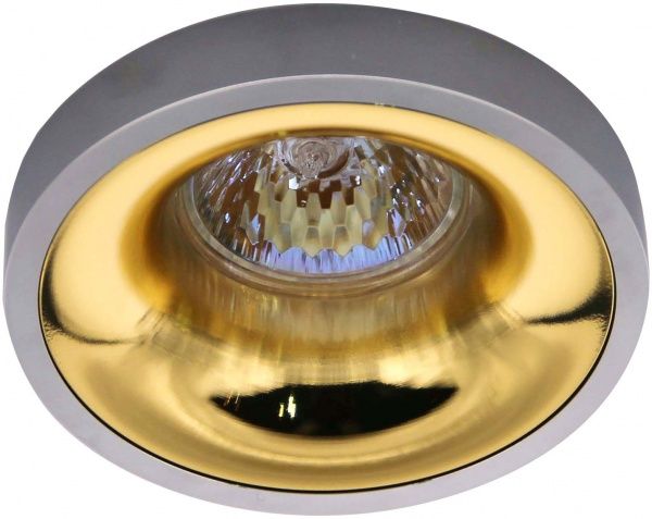 Светильник точечный Blitz MR16 50 Вт G5.3 хром/золото BL4126CHGD 
