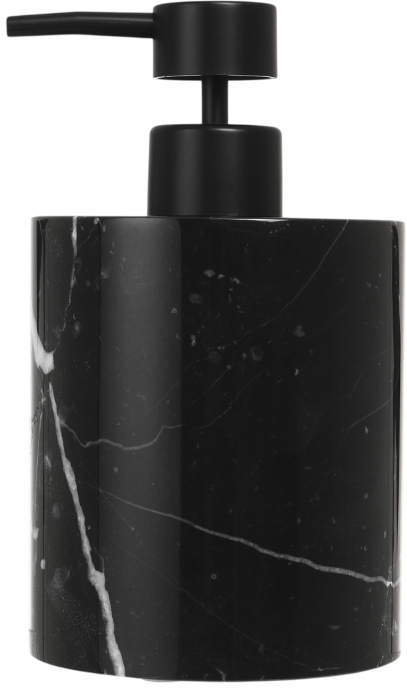 Дозатор для рідкого мила Sensio Marble 9х9х10,5см/15,5см чорний