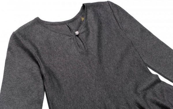 Платье Галушко р.146-152 серый 4150 