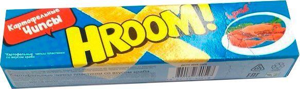 Чипсы HROOM пластинки краб 50 г (4820182061646)