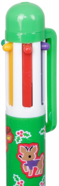 Ручка кулькова Reindeer зелена 