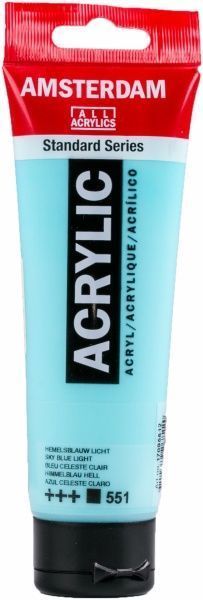 Фарба акрилова № 551 Небесно-блакитний світлий 120 мл Amsterdam Standart Royal Talens