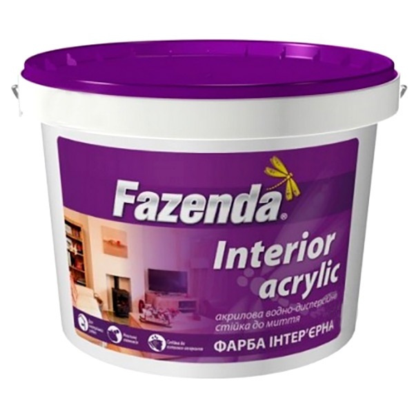 Фарба акрилова Fazenda Interior мат 6,3кг