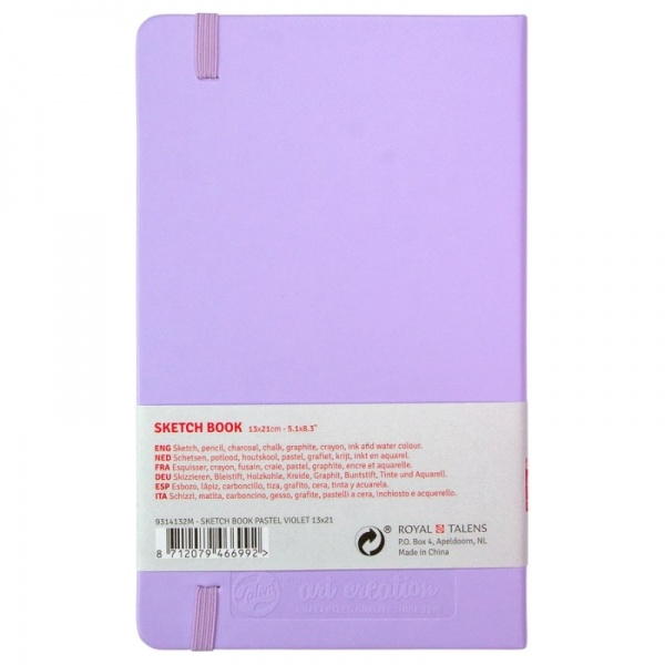 Блокнот для графіки Rosa Talent Pastel Violet 13x21 см 9314132M 