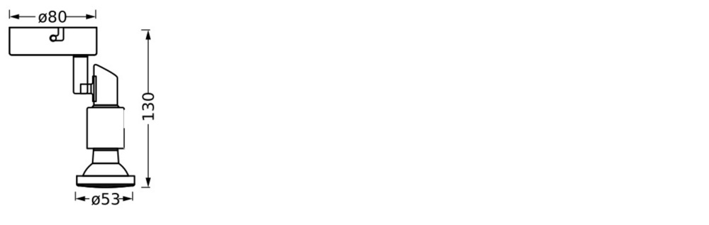 Спот Ledvance 1x3,4 Вт GX10 черный