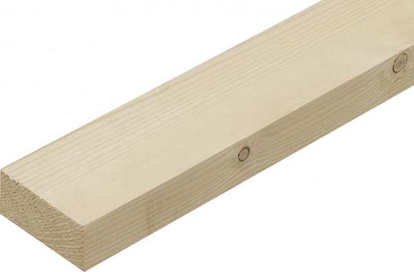 Брус цельная конструкция 50х100х1500 мм сосна