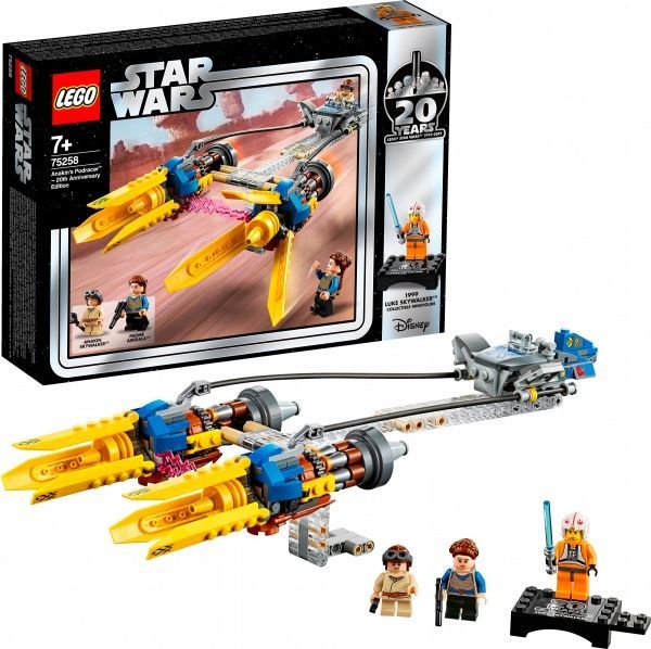 Конструктор LEGO Star Wars Подрейсер Анакина - выпуск по случаю 20-й годовщины 75258