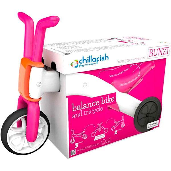 Беговел-трансформер Chillafish Bunzi розовый CPBN01PIN