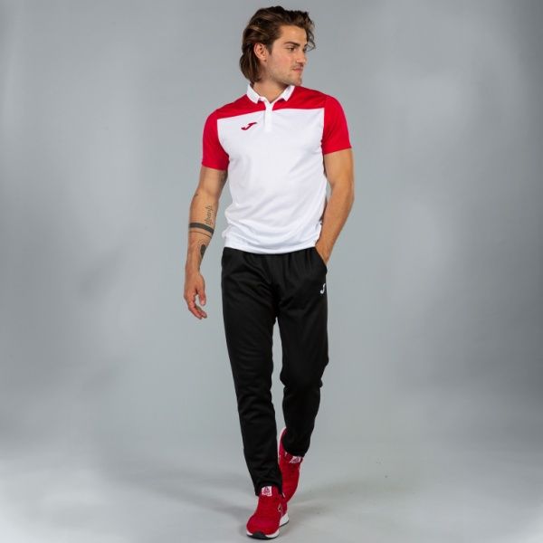Поло Joma POLO SHIRT HOBBY II WHITE-RED S/S 101371.206 2XL белый