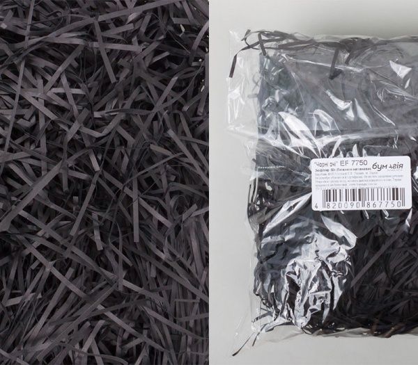 Наповнювач паперовий Бумагія Екофілер 50 г чорний 