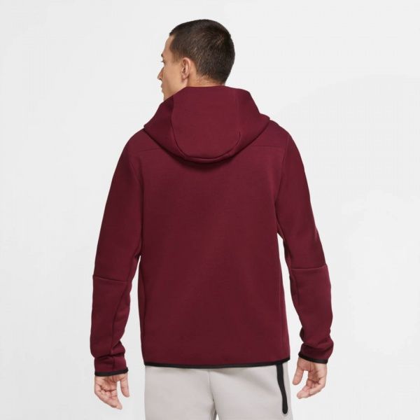 Джемпер Nike M NSW TCH FLC HOODIE FZ WR CU4489-638 р. S червоний
