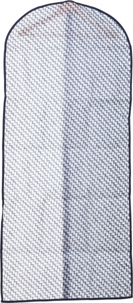 Чехол для одежды Плетение Vivendi 135x60 см белый с синим