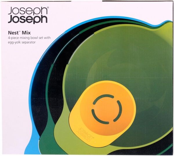 Набор мисок и отделитель белков Nest 4 предмета пластик 01000244 Joseph Joseph