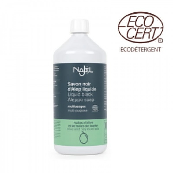 Мило мультифункціональне чорне алеппське на основі оливкової олії 1000 мл 1 шт./уп.