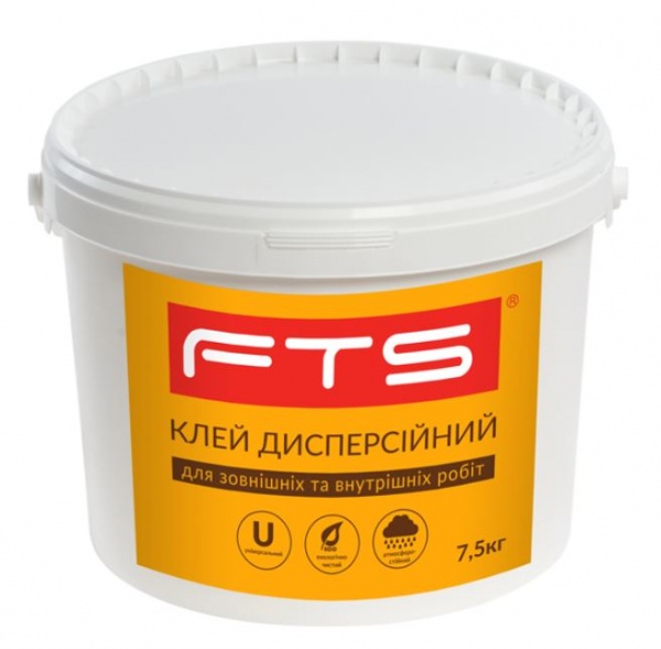 Клей монтажный FTS дисперсионный графит 4,5 кг 