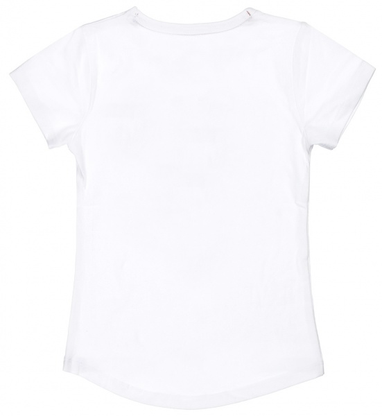 Футболка для девочек DJ Dutchjeans р.110 белый V42022-45 