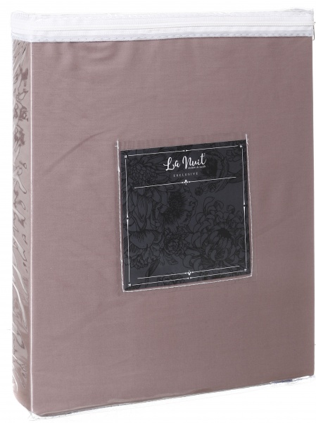 Комплект постільної білизни євро сатин фіолетовий 