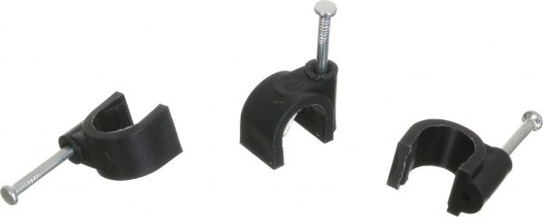 Скоба EMT 10 мм 50 шт. черный 