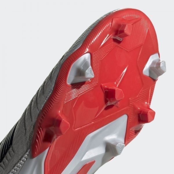 Бутси Adidas PREDATOR 19.3 FG F35595 р. UK 10,5 сріблястий