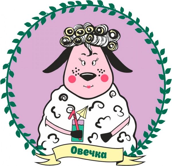 Картина по номерам раскраска за номерами Овечка Rosa Kids 