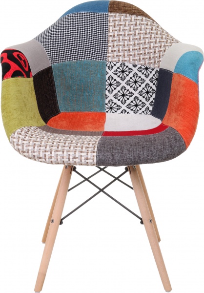 Стілець обідній Style patchwork різнокольоровий кремовий/різнокольоровий