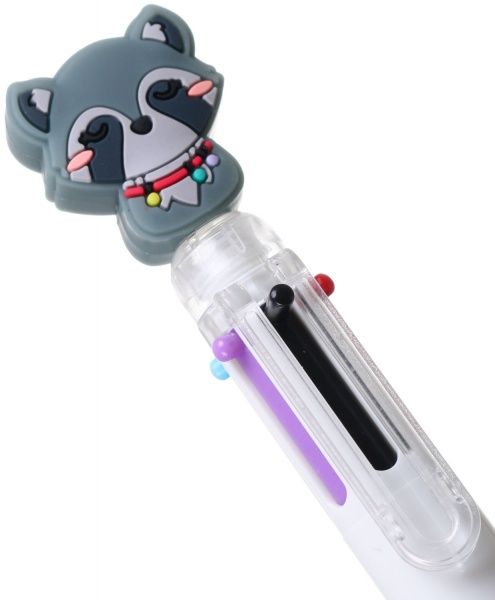 Ручка детская Лесные звери 6 в 1 в ассортименте 