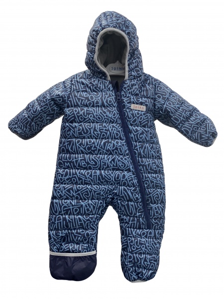 Комбінезон для хлопчиків JOIKS Літера синій із принтом р.80-86 KGS-25/2 