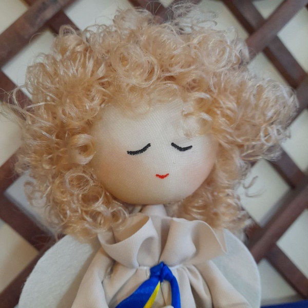 Статуетка Янгол молиться за Україну 28 см