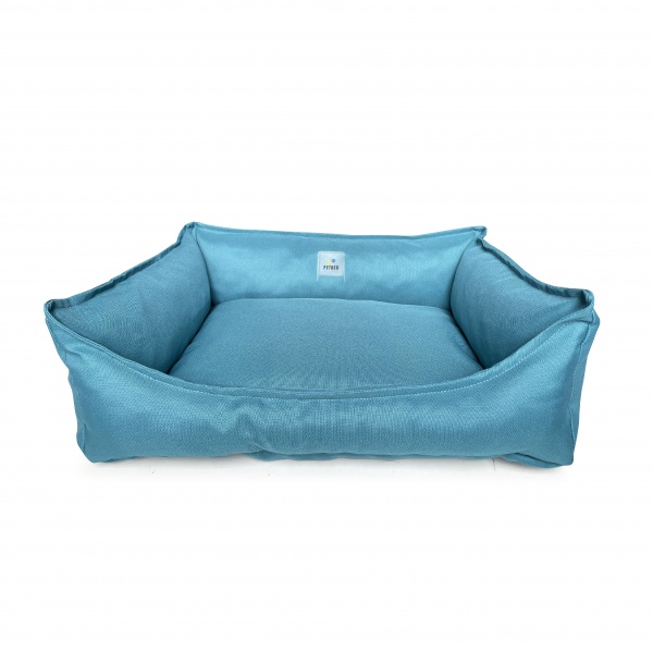 Лежак PETBED Mix Комфорт S 60x45x21 см голубой